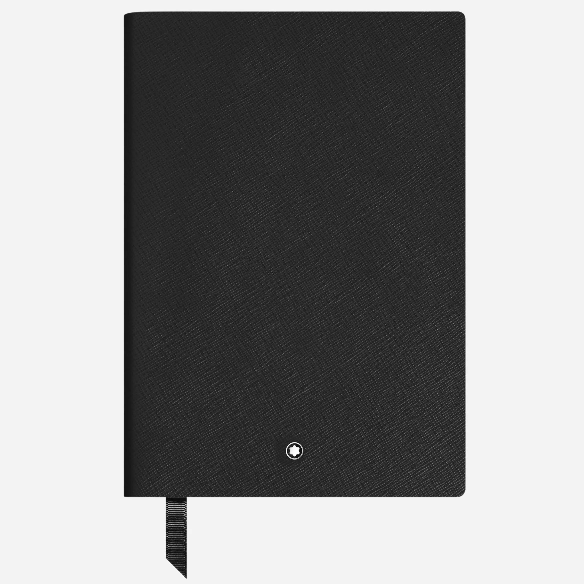Montblanc Fine Stationery Medium Black Sartorial Leather Notebook with Squared Pages