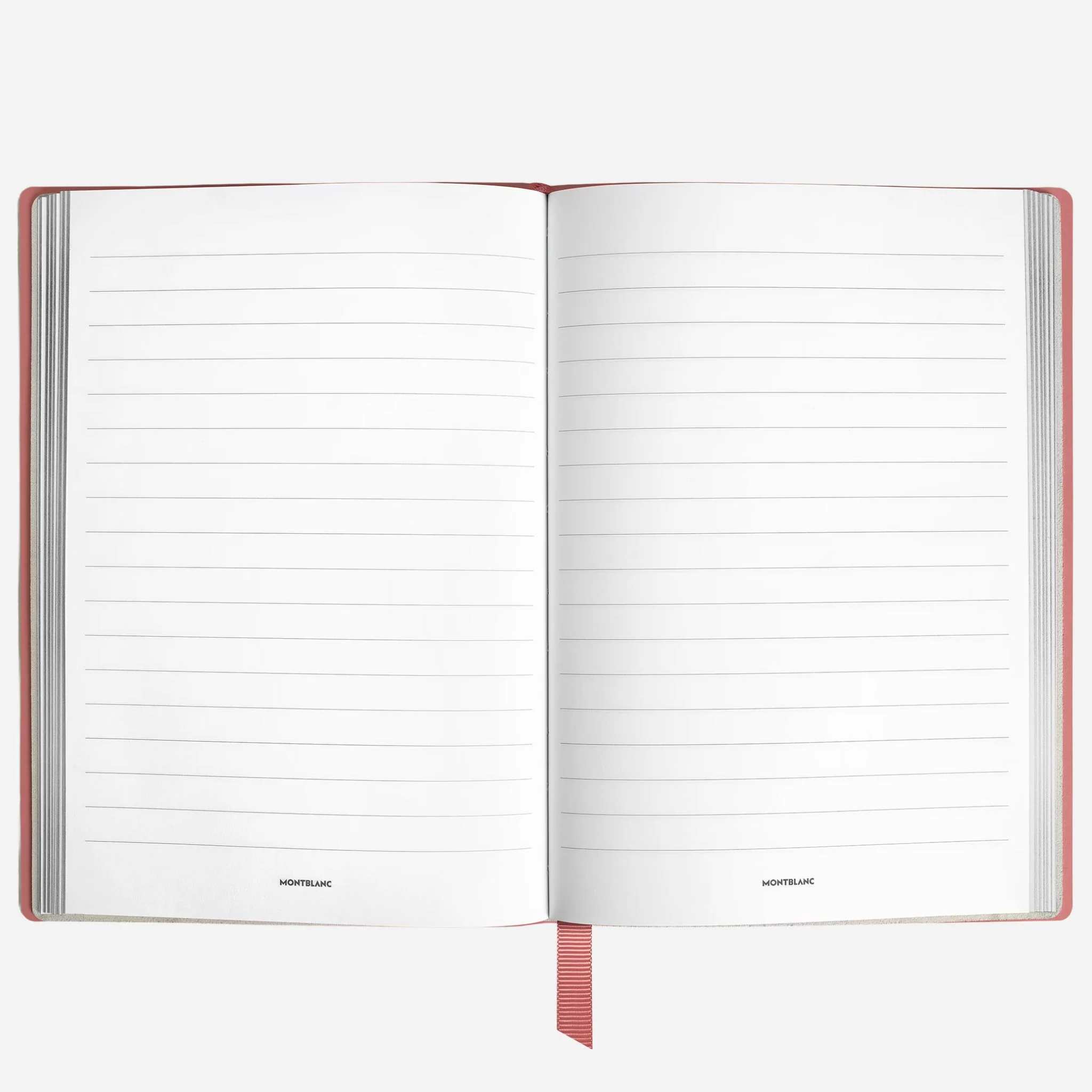 Montblanc Fine Stationery Medium Blush Pink Sartorial Leather Notebook with Lined Pages - Image 2