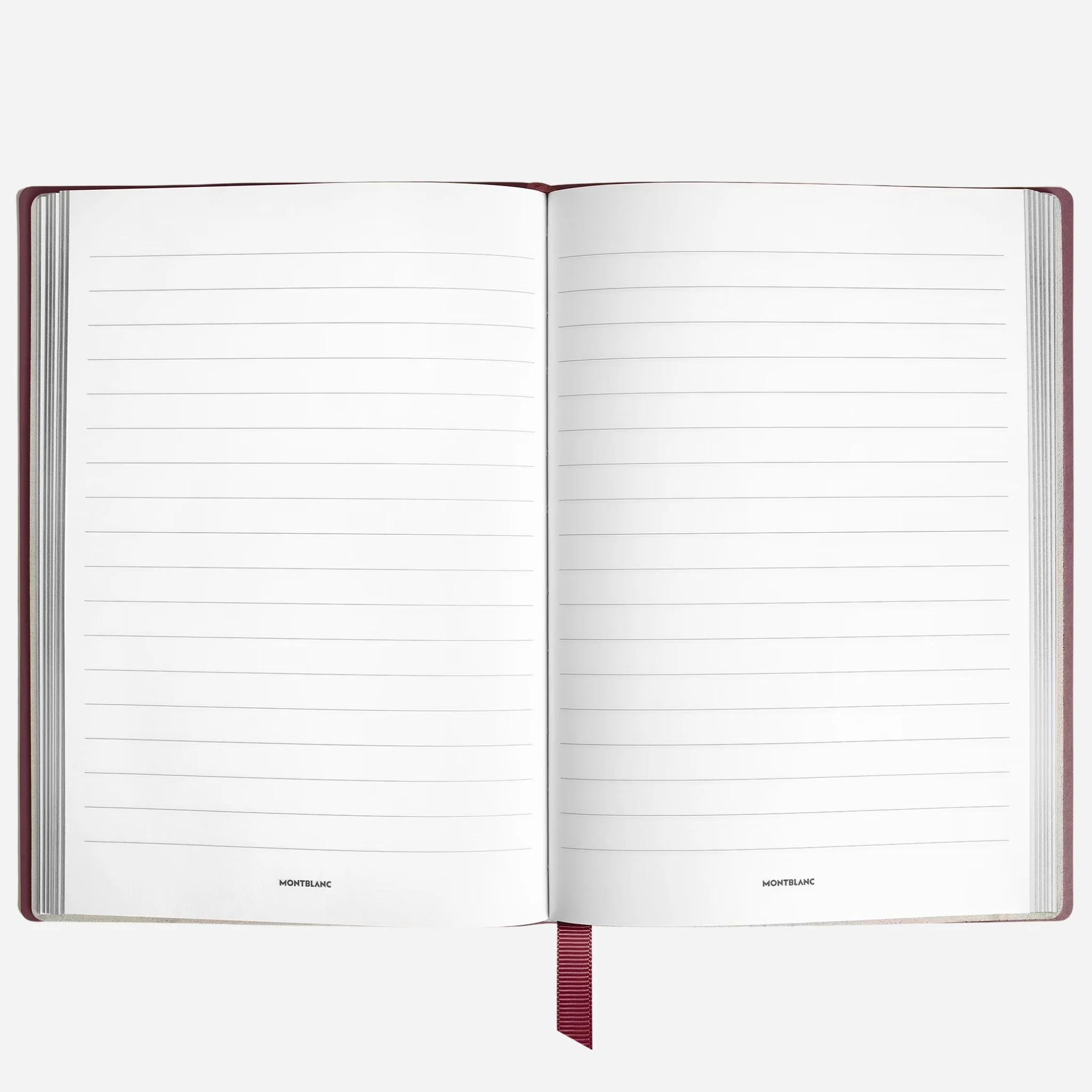 Montblanc Fine Stationery Medium Cassis Sartorial Leather Notebook with Lined Pages - Image 2