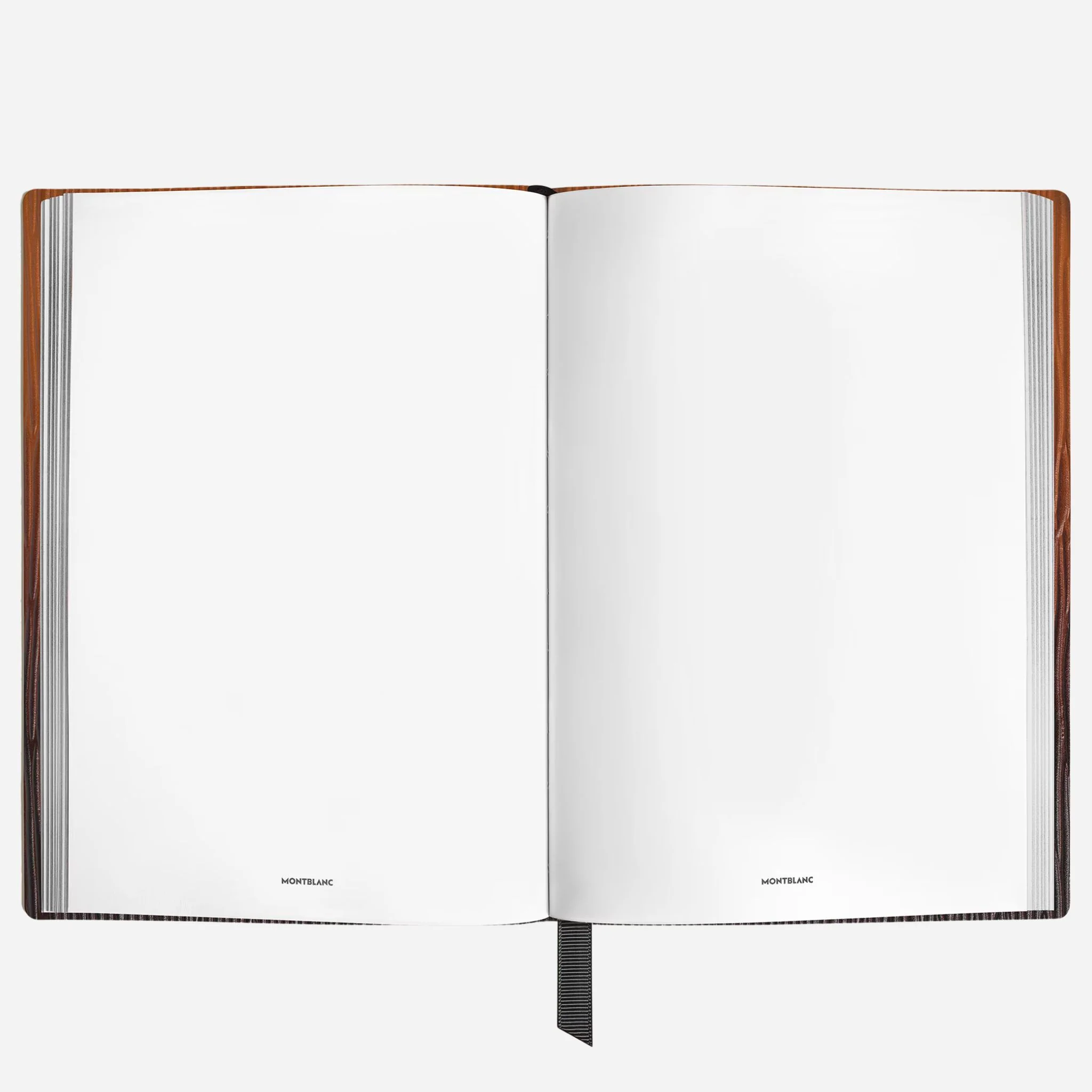 Montblanc Fine Stationery Medium Fauve Sfumato Corteccia Leather Notebook with Blank Pages - Image 2