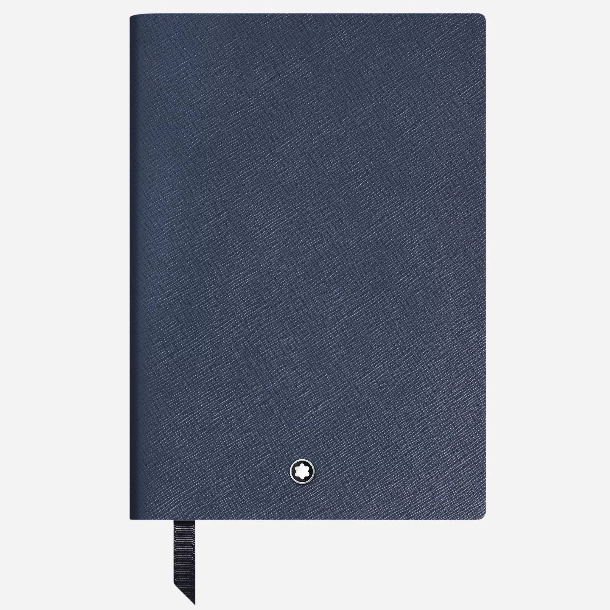 Montblanc Fine Stationery Medium Ink Blue Sartorial Leather Notebook with Blank Pages