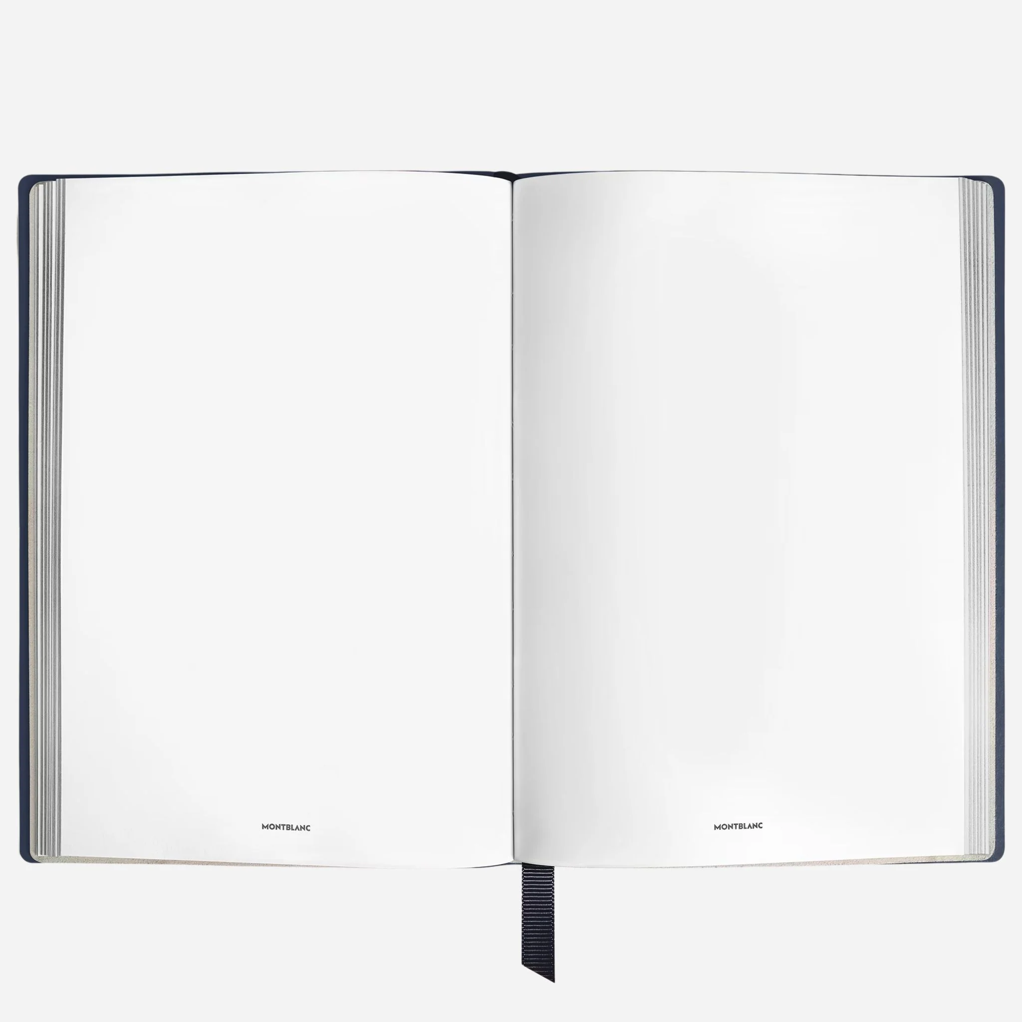 Montblanc Fine Stationery Medium Ink Blue Sartorial Leather Notebook with Blank Pages - Image 2