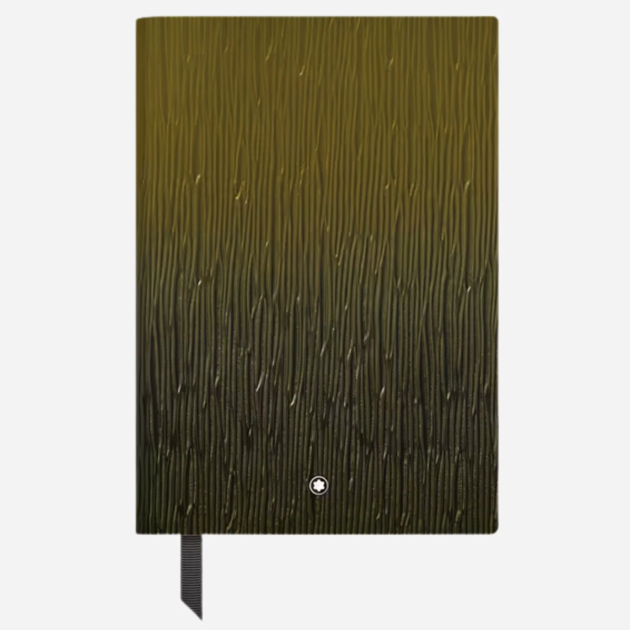Montblanc Fine Stationery Medium Khaki Sfumato Corteccia Leather Notebook with Blank Pages
