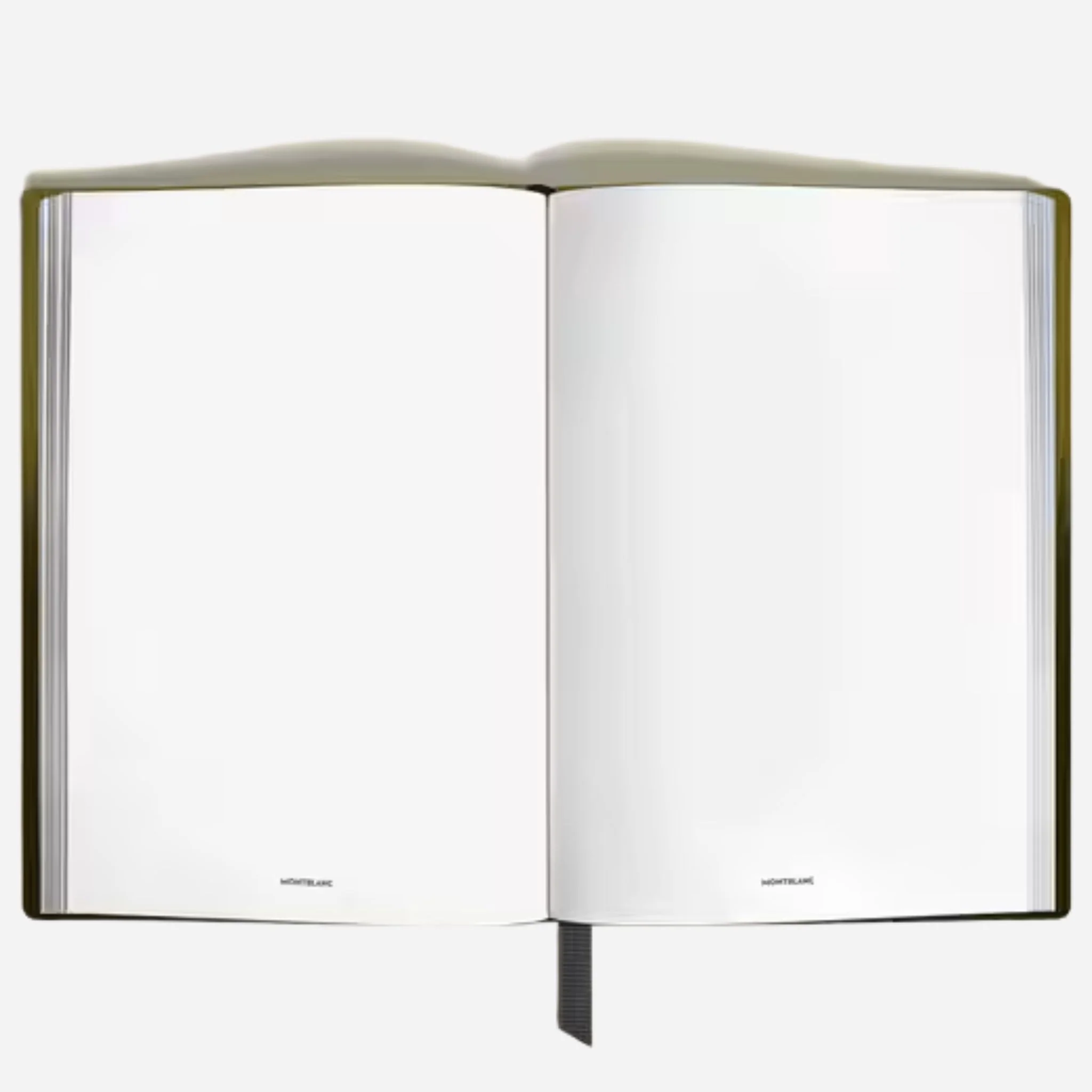 Montblanc Fine Stationery Medium Khaki Sfumato Corteccia Leather Notebook with Blank Pages - Image 2
