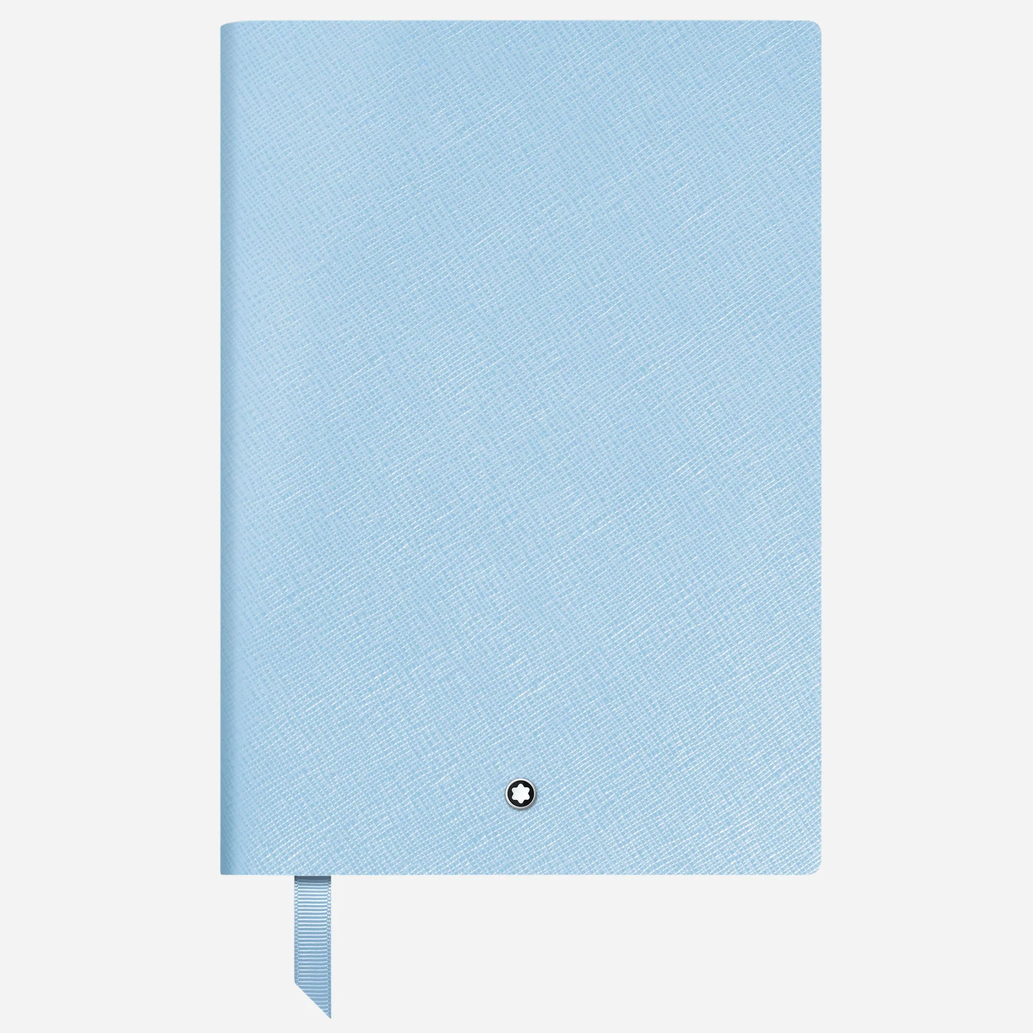 Montblanc Fine Stationery Medium Pale Blue Sartorial Leather Notebook with Lined Pages