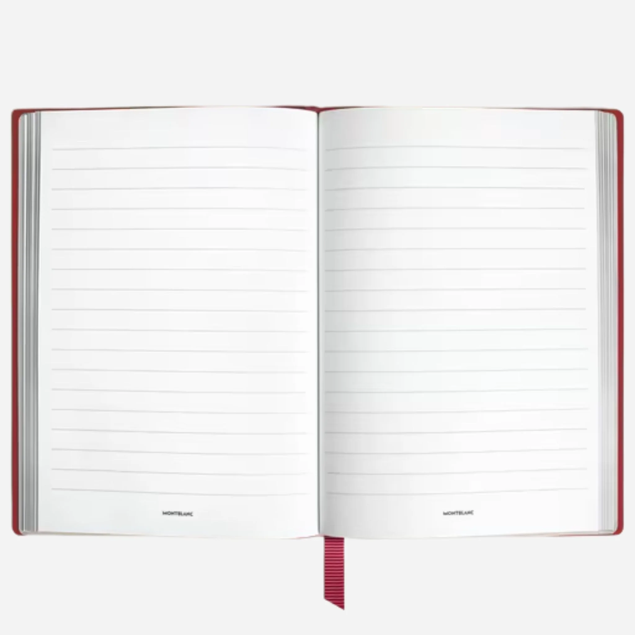 Montblanc Fine Stationery Medium Red Sartorial Leather Notebook with Lined Pages - Image 2