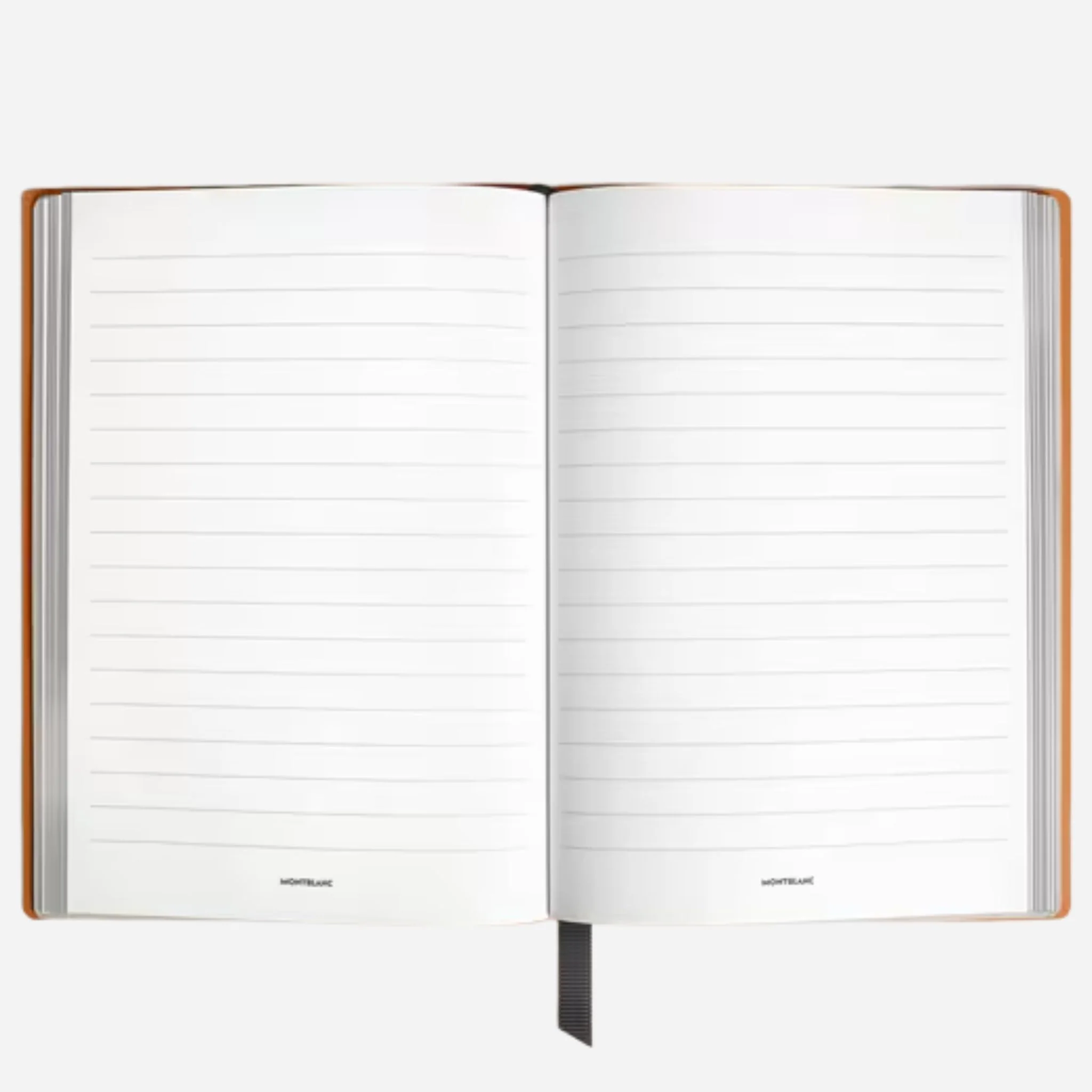 Montblanc Fine Stationery Medium Saffron Yellow Sartorial Leather Notebook with Lined Pages - Image 2