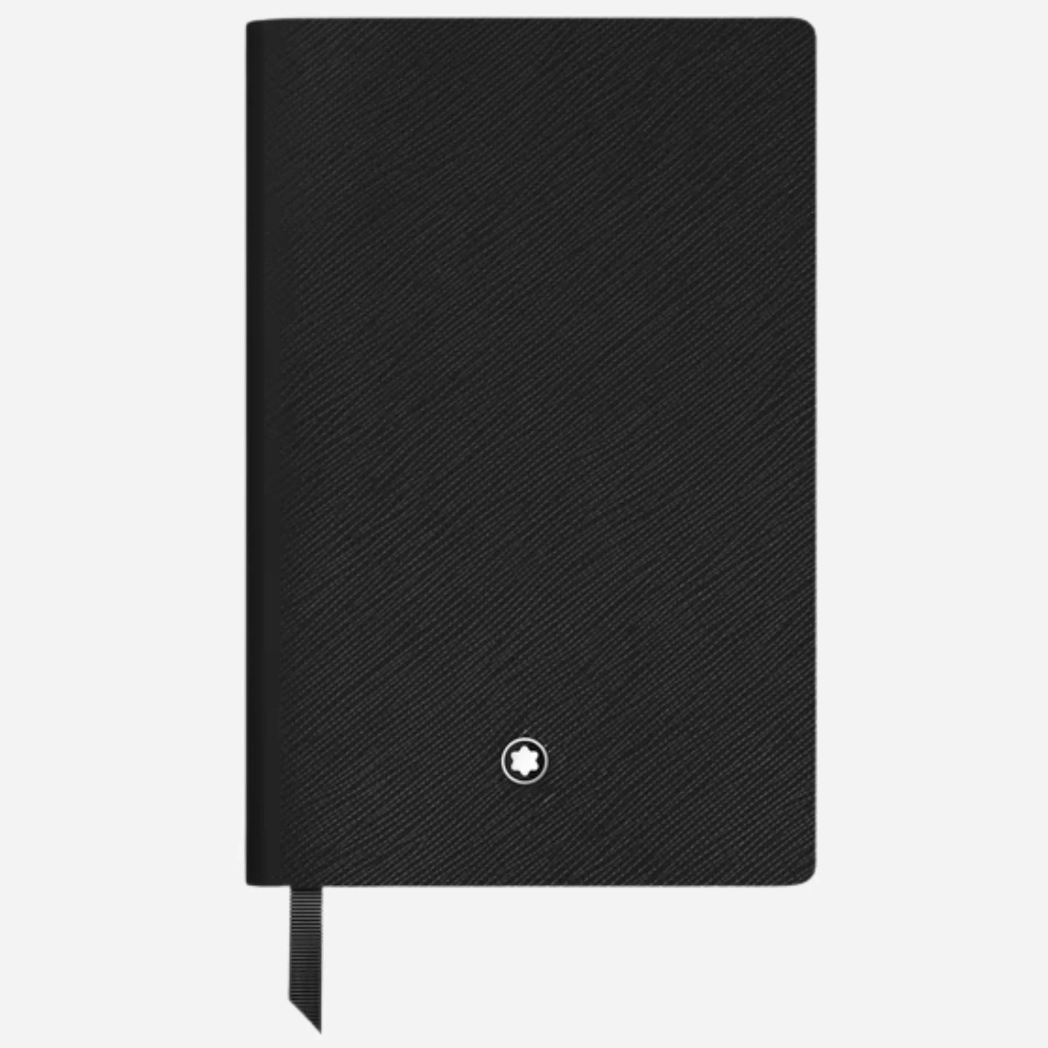 Montblanc Fine Stationery Small Black Sartorial Leather Notebook with Lined Pages