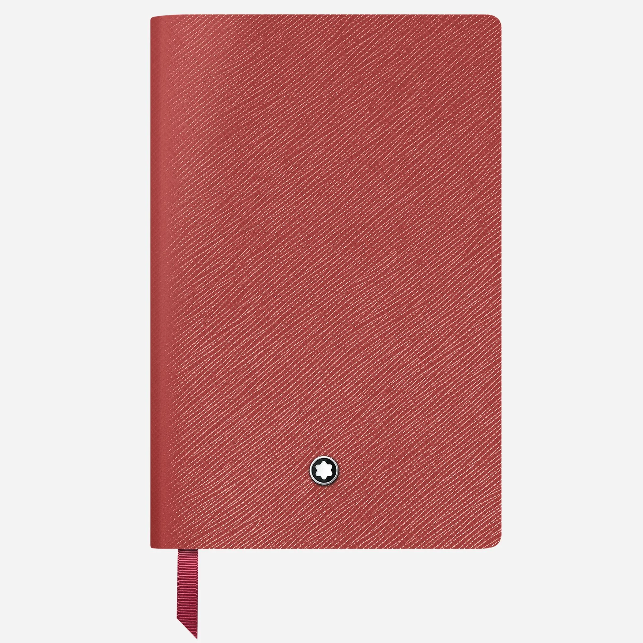 Montblanc Fine Stationery Small Brick Red Sartorial Leather Notebook with Blank Pages