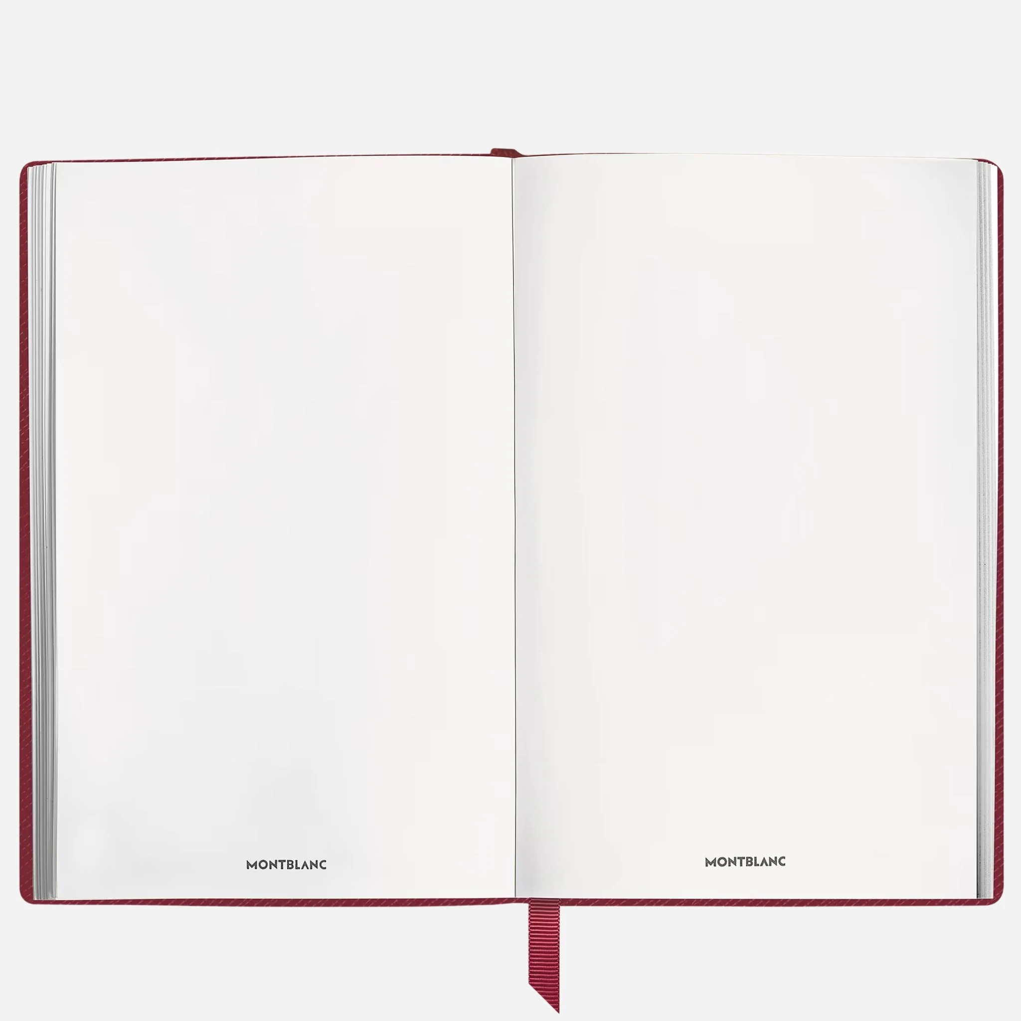 Montblanc Fine Stationery Small Brick Red Sartorial Leather Notebook with Blank Pages - Image 2