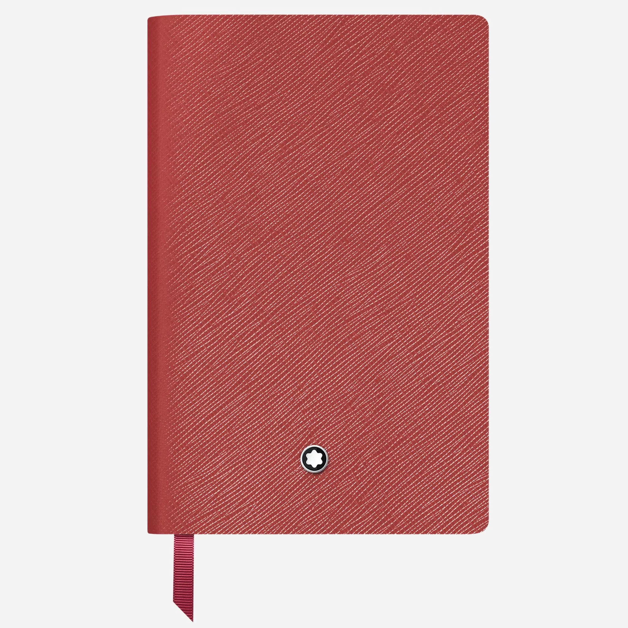 Montblanc Fine Stationery Small Brick Red Sartorial Leather Notebook with Lined Pages