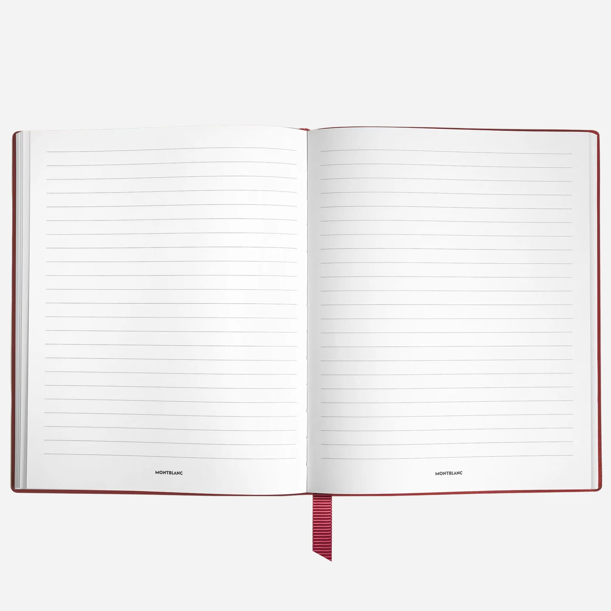 Montblanc Fine Stationery Small Brick Red Sartorial Leather Notebook with Lined Pages - Image 2