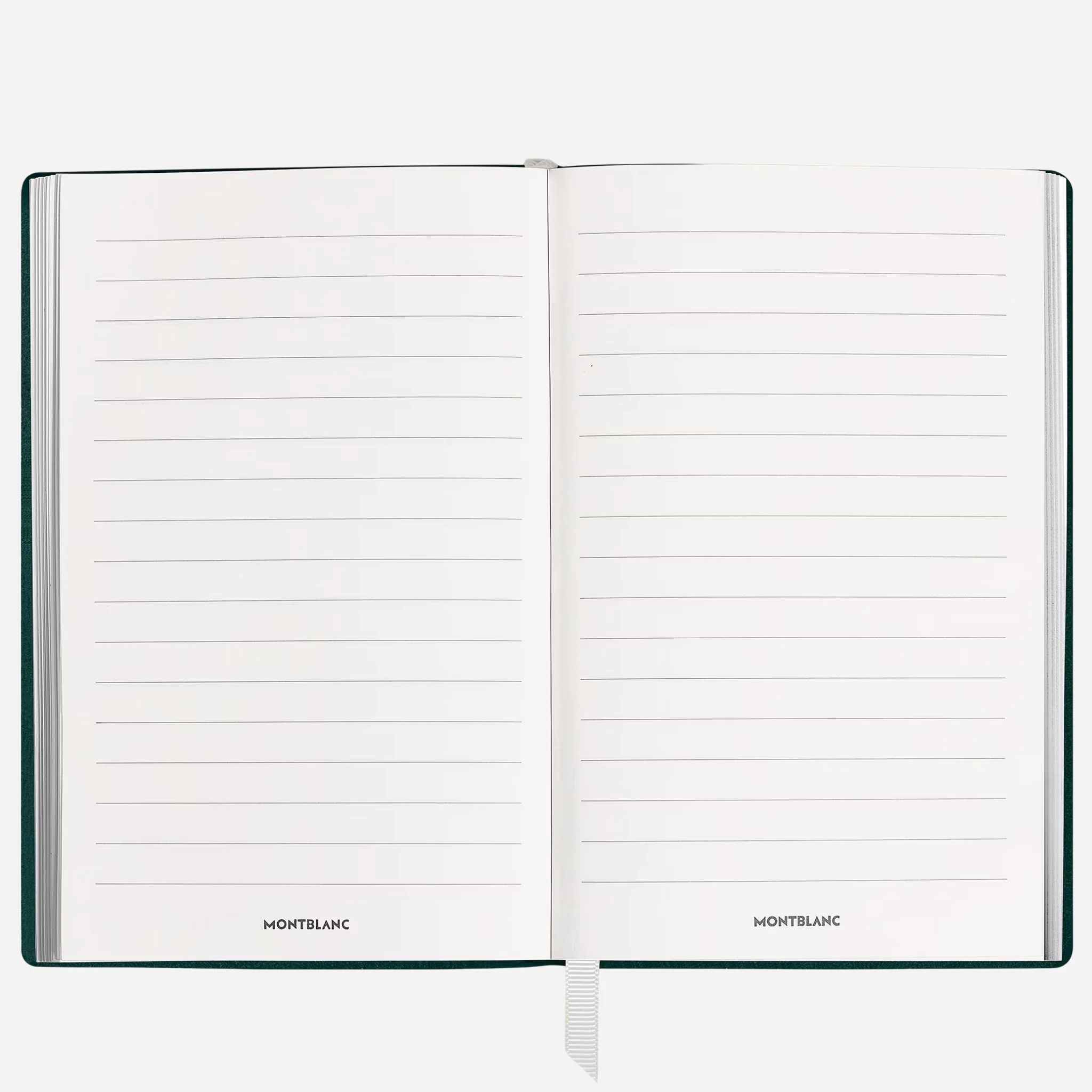 Montblanc Fine Stationery Small British Green Sartorial Leather Notebook with Lined Pages - Image 2