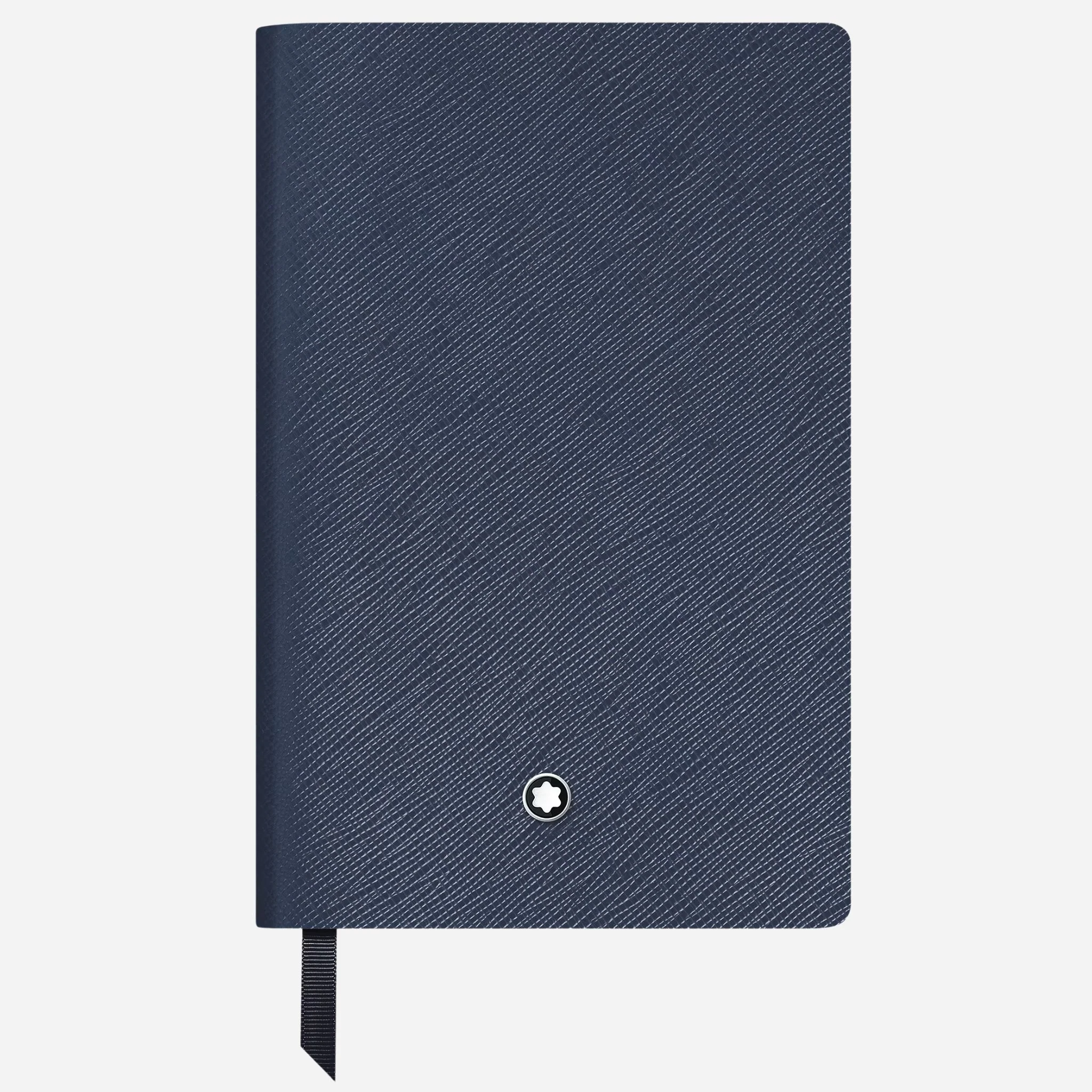 Montblanc Fine Stationery Small Ink Blue Sartorial Leather Notebook with Lined Pages
