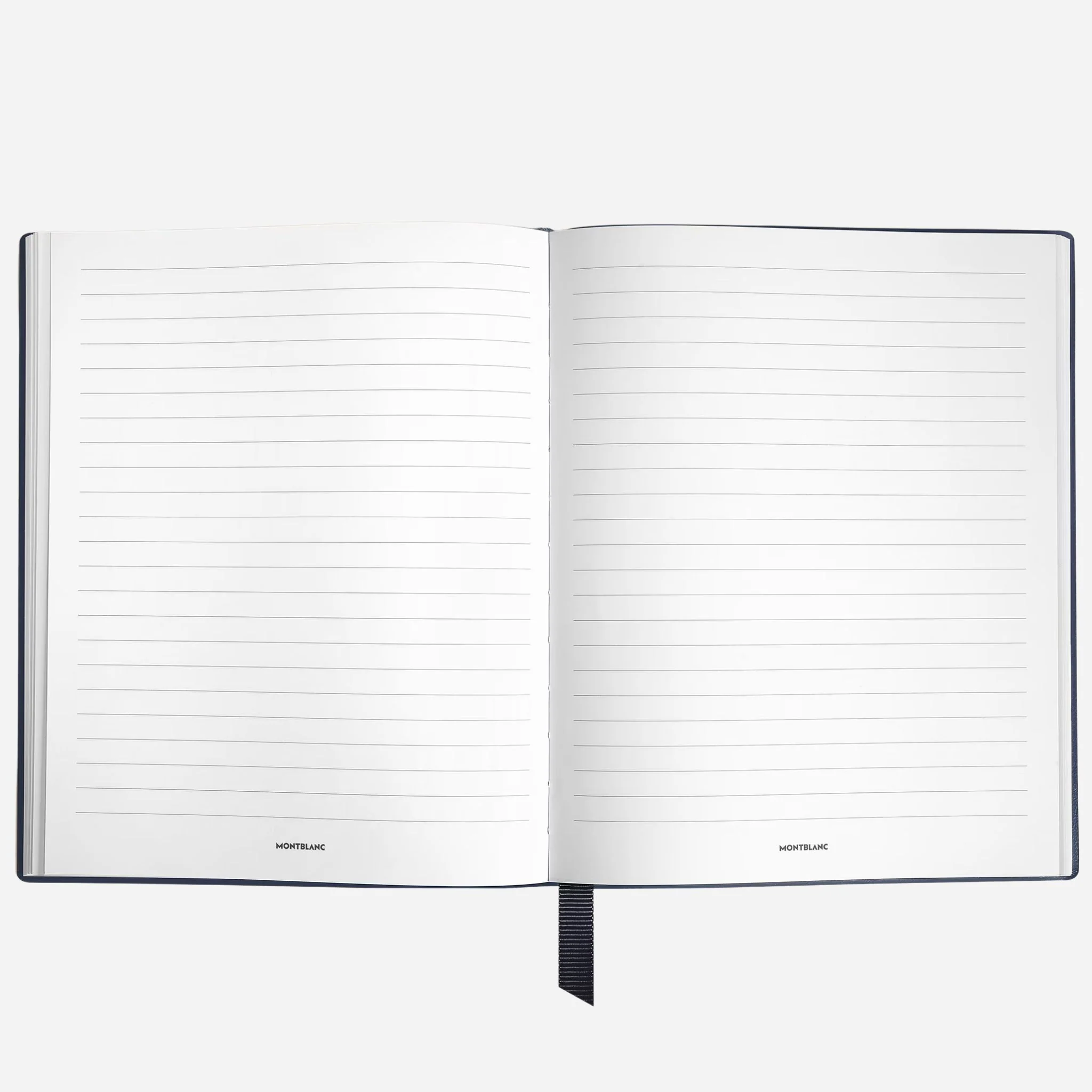 Montblanc Fine Stationery Small Ink Blue Sartorial Leather Notebook with Lined Pages - Image 2