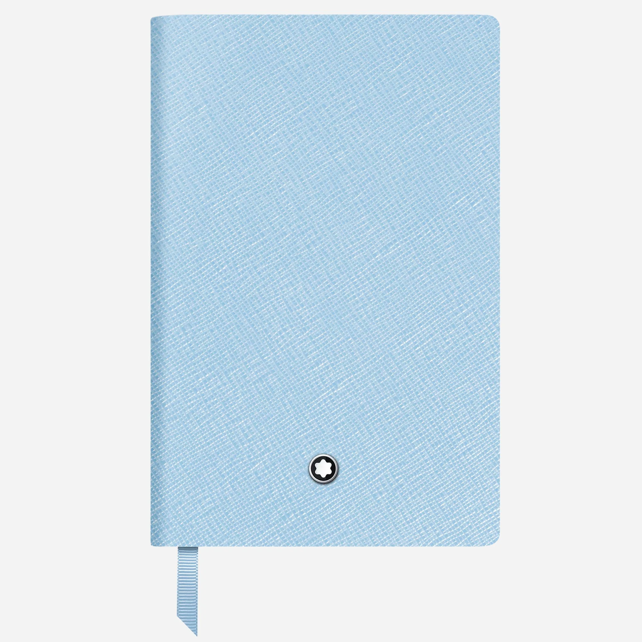 Montblanc Fine Stationery Small Pale Blue Sartorial Leather Notebook with Lined Pages