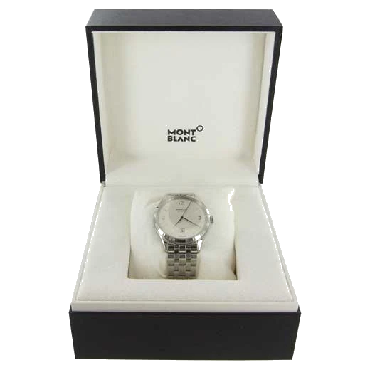 Montblanc Heritage Chronométrie Silver Stainless Steel Watch - Image 4