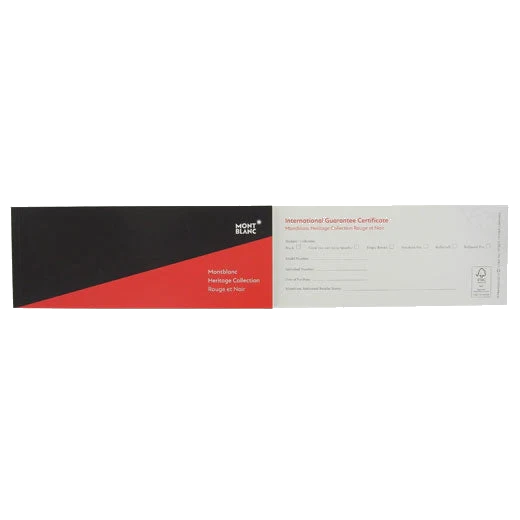 Montblanc Heritage Collection Rouge et Noir Special Edition Black Fountain Pen - Image 7
