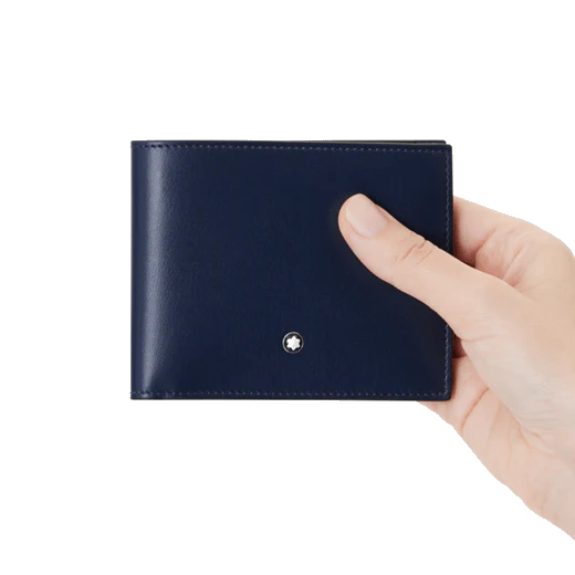 Montblanc Ink Blue Meisterstück 6CC Leather Wallet - Image 6