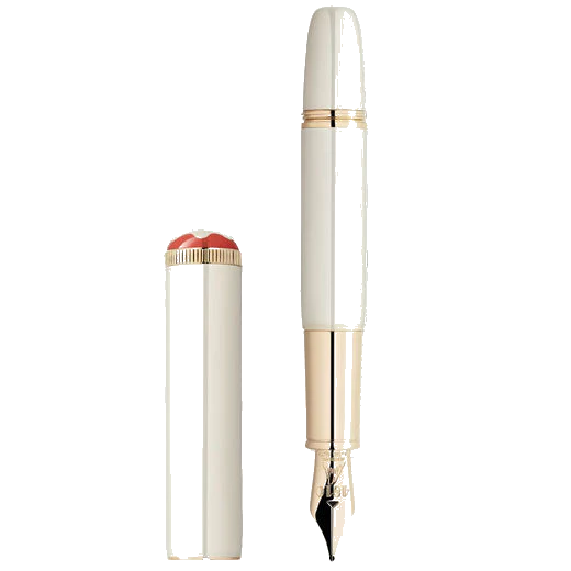Montblanc Ivory Heritage Rouge et Noir 'Baby' Fountain Pen