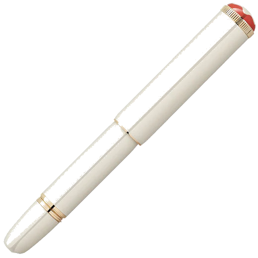 Montblanc Ivory Heritage Rouge et Noir 'Baby' Fountain Pen - Image 2