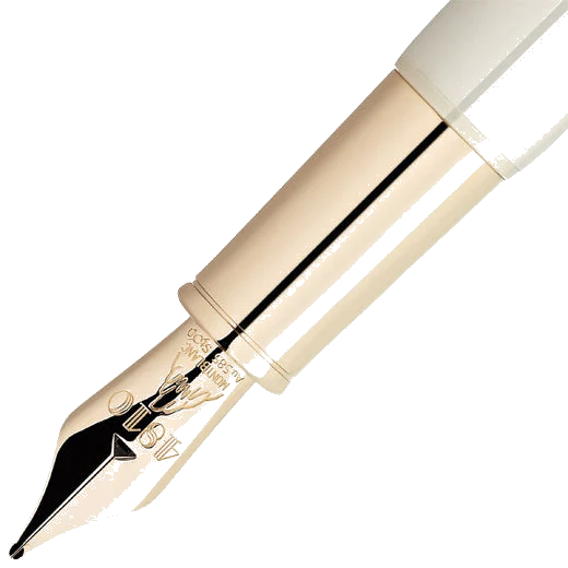 Montblanc Ivory Heritage Rouge et Noir 'Baby' Fountain Pen - Image 3