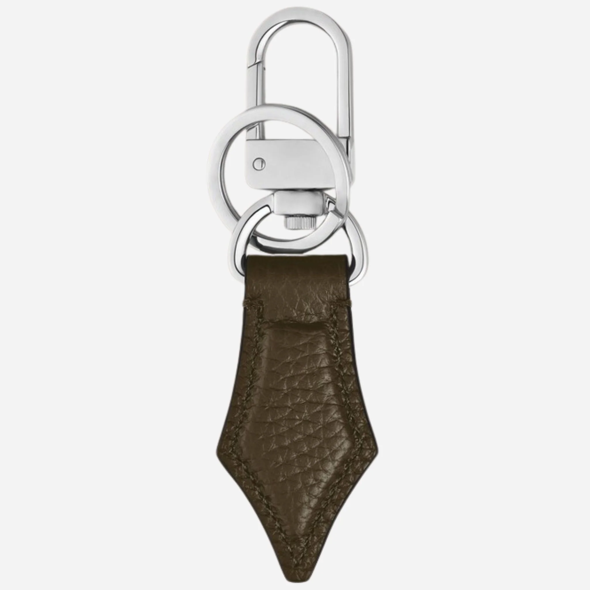 Montblanc Khaki Grained Leather Nib Key Holder - Image 2