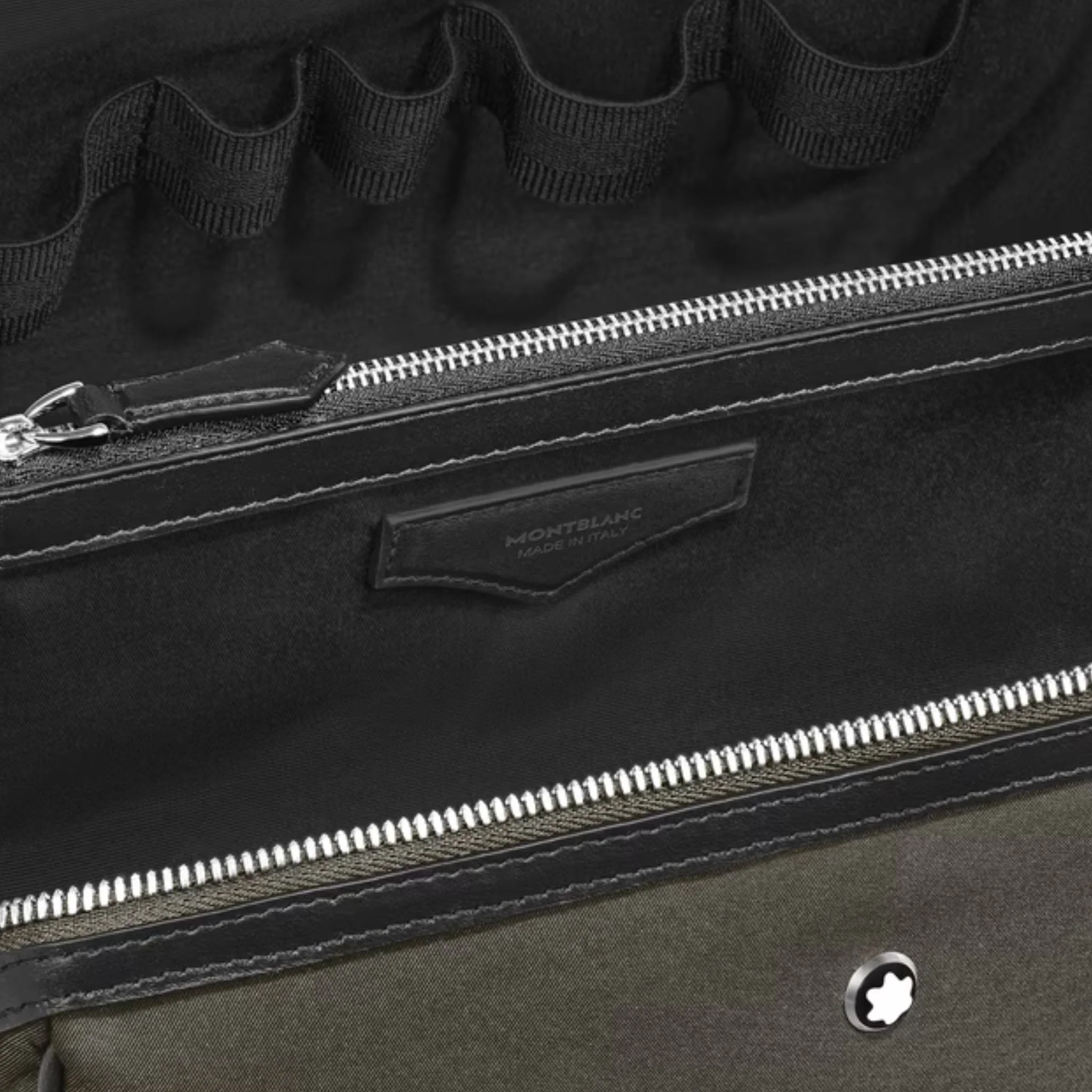 Montblanc Khaki Panorama Wash Bag - Image 6