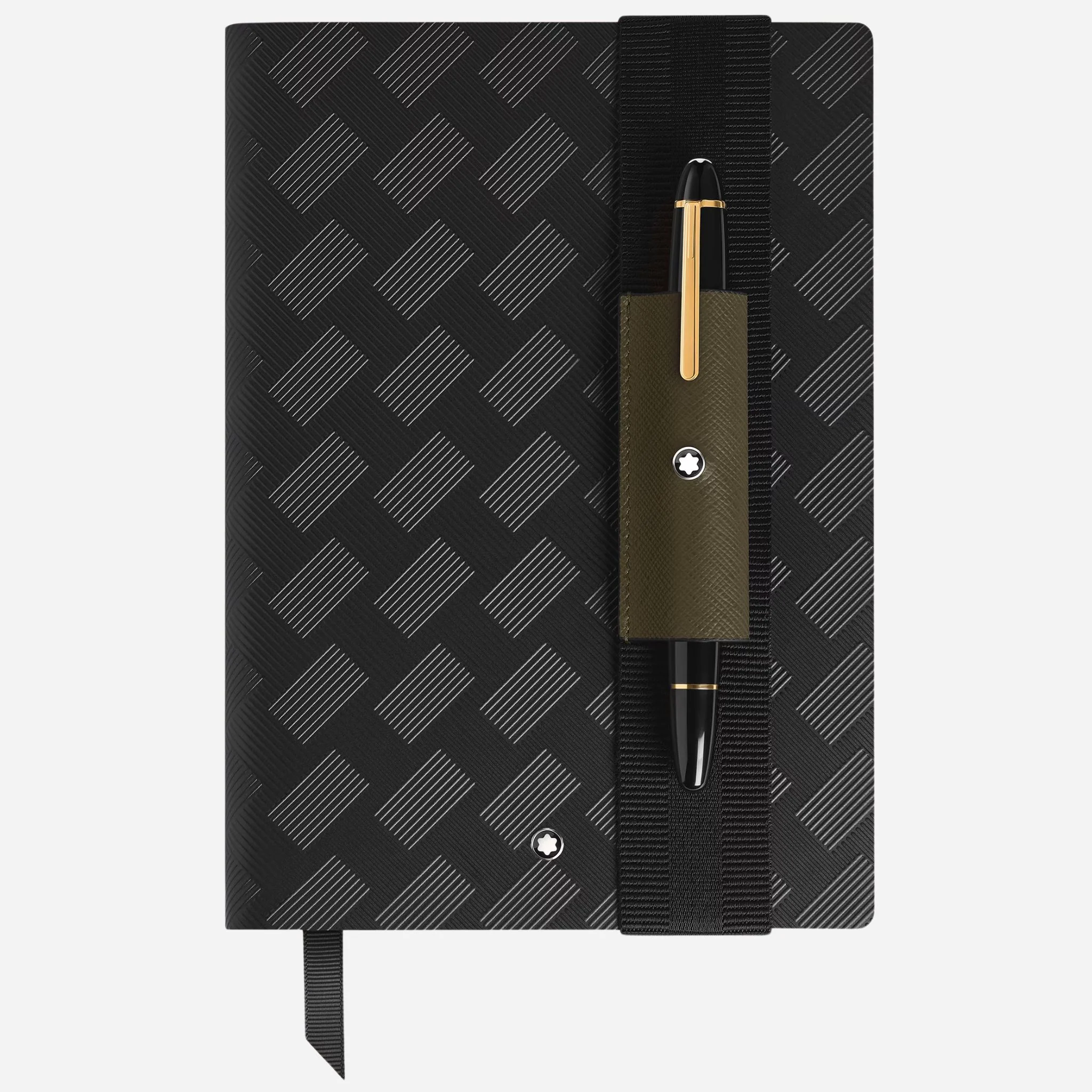 Montblanc Khaki Sartorial Leather 1-Pen Loop with Elastic Strap - Image 4