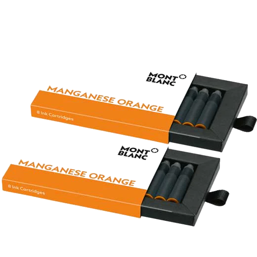 Montblanc Manganese Orange Ink Cartridges