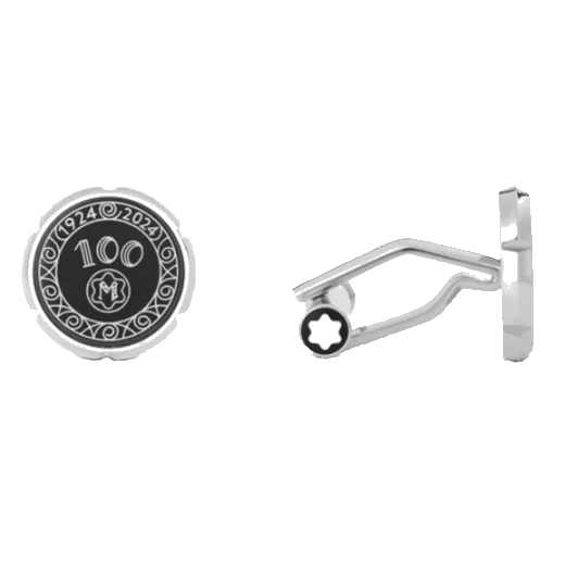 Montblanc Meisterstück 100 Years Stainless Steel Cufflinks