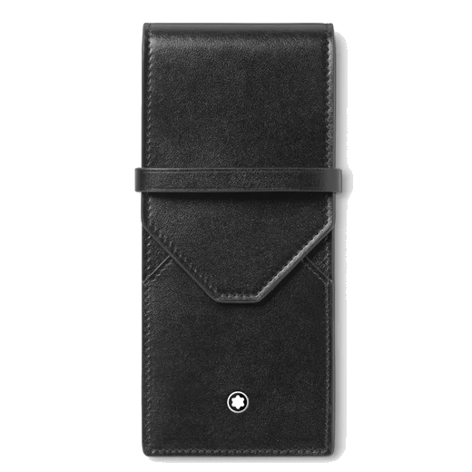 Montblanc Meisterstück 3 Pen Pouch Black Leather