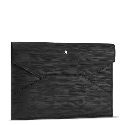 Montblanc Meisterstück 4810 Envelope Pouch Black Leather - Image 3