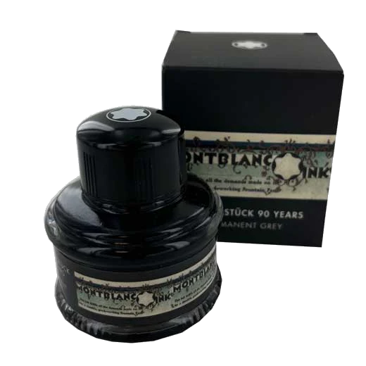 Montblanc Meisterstück 90 Years Permanent Grey Ink Bottle 35ml
