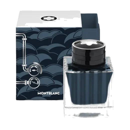 Montblanc Meisterstück Around the World in 80 Days 50ml Coal Blue Ink Bottle