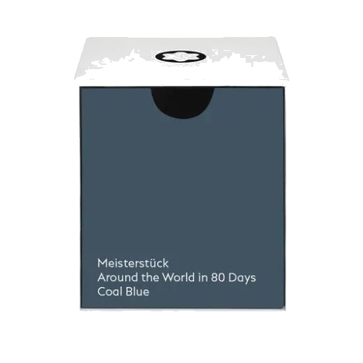 Montblanc Meisterstück Around the World in 80 Days 50ml Coal Blue Ink Bottle - Image 4