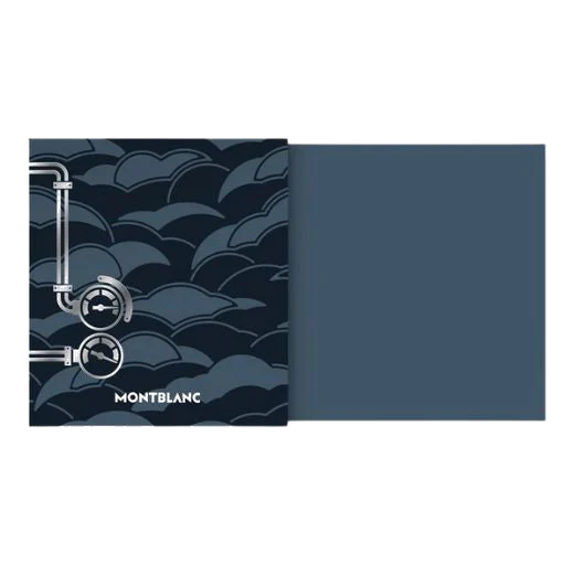 Montblanc Meisterstück Around the World in 80 Days 50ml Coal Blue Ink Bottle - Image 5