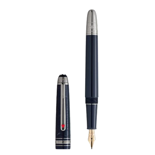 Montblanc Meisterstück Around the World in 80 Days Classique Blue Fountain Pen