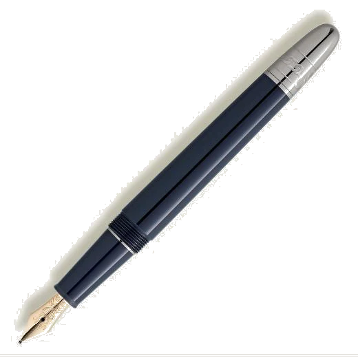 Montblanc Meisterstück Around the World in 80 Days Classique Blue Fountain Pen - Image 4