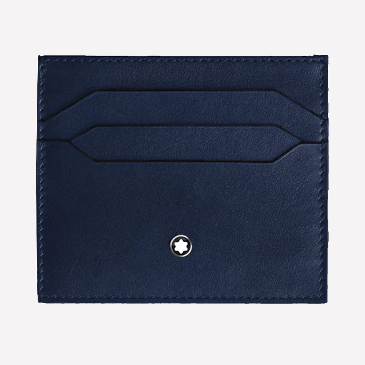 Montblanc Meisterstück Black and Ink Blue Leather 6CC Card Holder