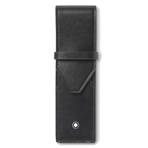 Montblanc Meisterstück Black Leather 2 Pen Pouch