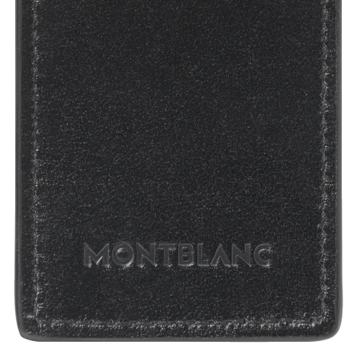 Montblanc Meisterstück Black Leather 2 Pen Pouch - Image 4