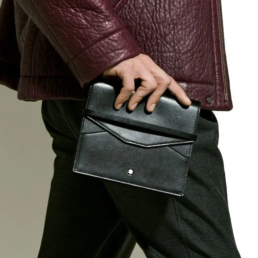 Montblanc Meisterstück Black Leather 8 Pen Pouch - Image 2