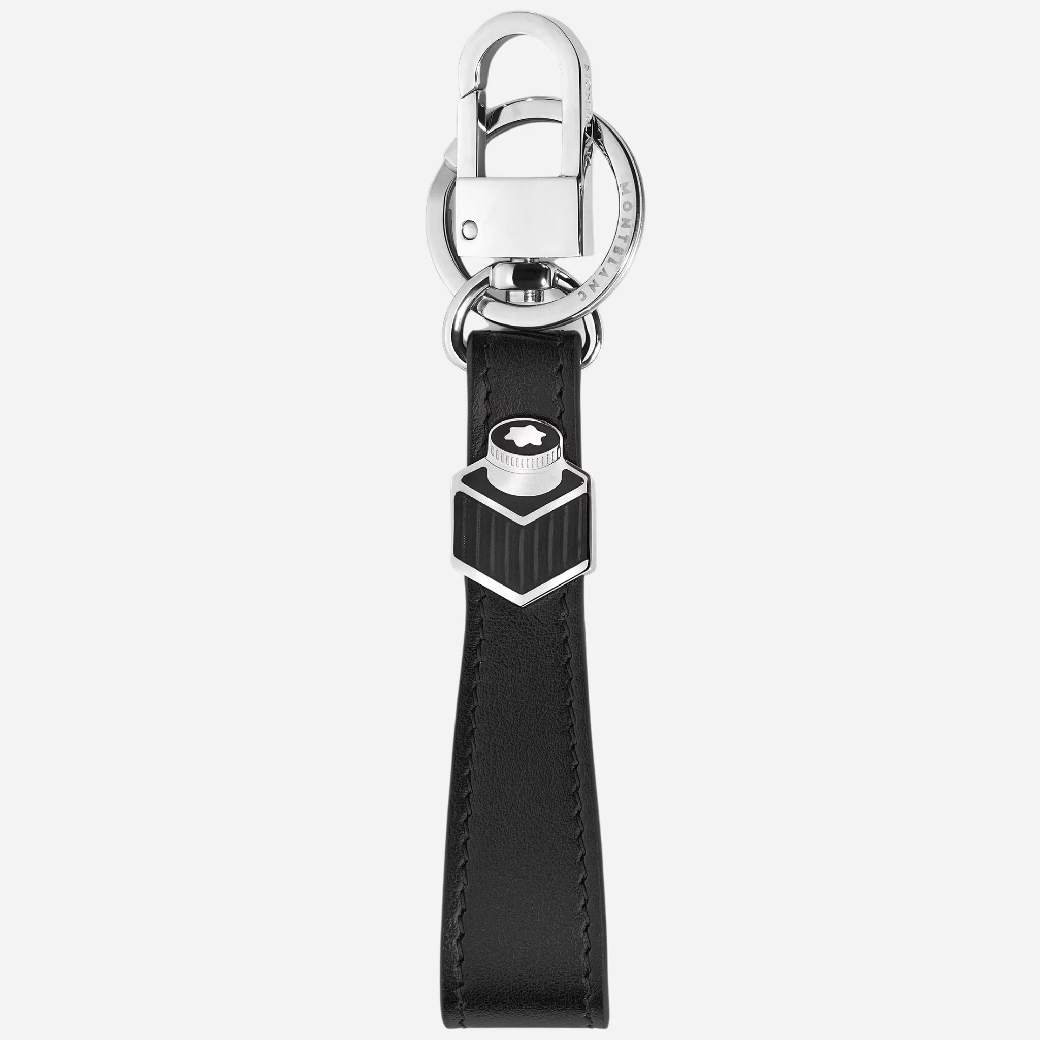 Montblanc Meisterstück Black Leather Inkwell Key Holder