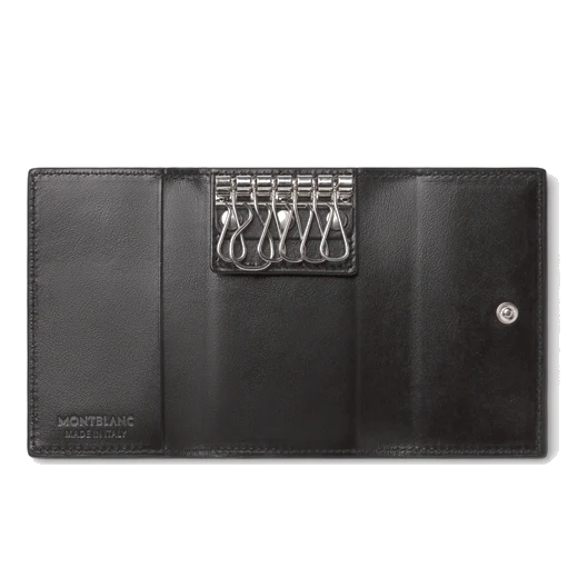 Montblanc Meisterstück Black Leather Key Case - Image 3