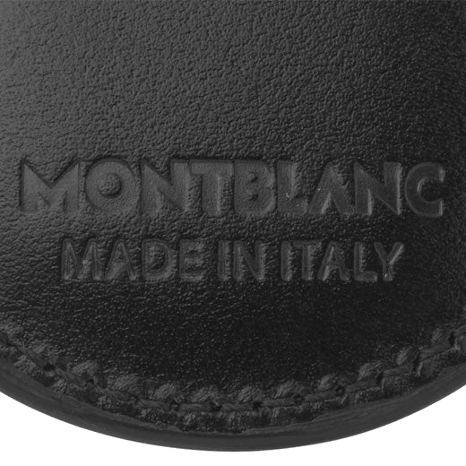 Montblanc Meisterstück Black Leather Key Fob - Image 4