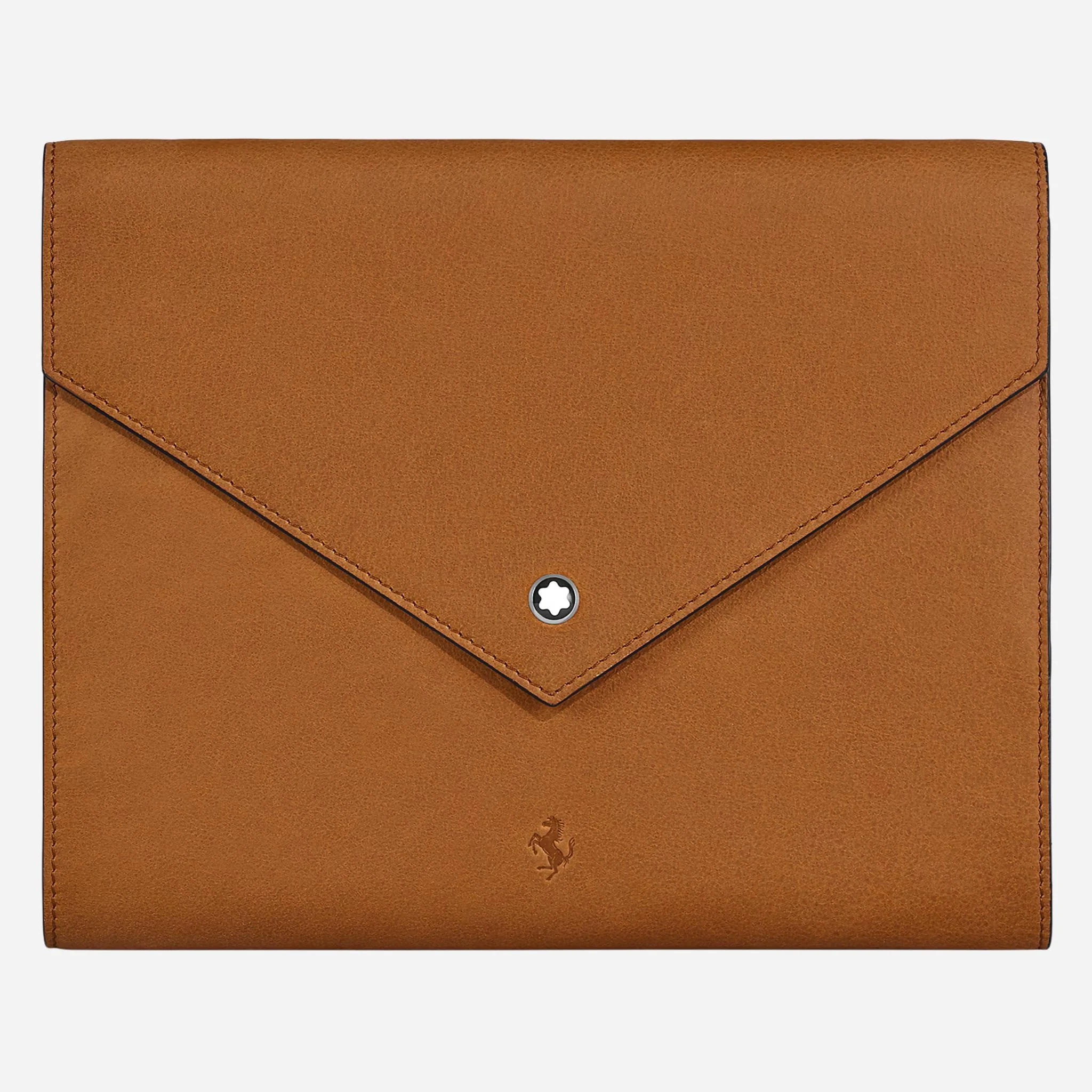 Montblanc Meisterstück Brown Leather Great Masters Ferrari Classica Medium Envelope Notes Holder