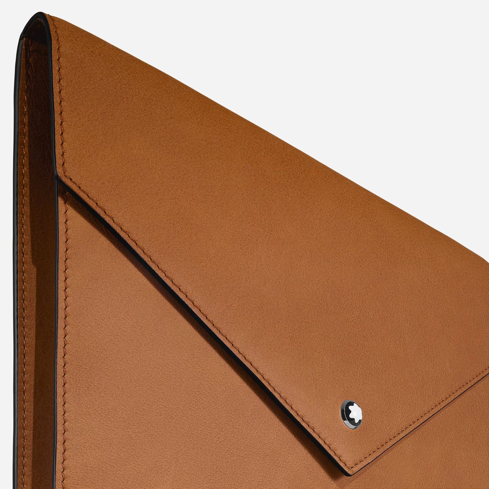 Montblanc Meisterstück Brown Leather Great Masters Ferrari Classica Medium Envelope Notes Holder - Image 3
