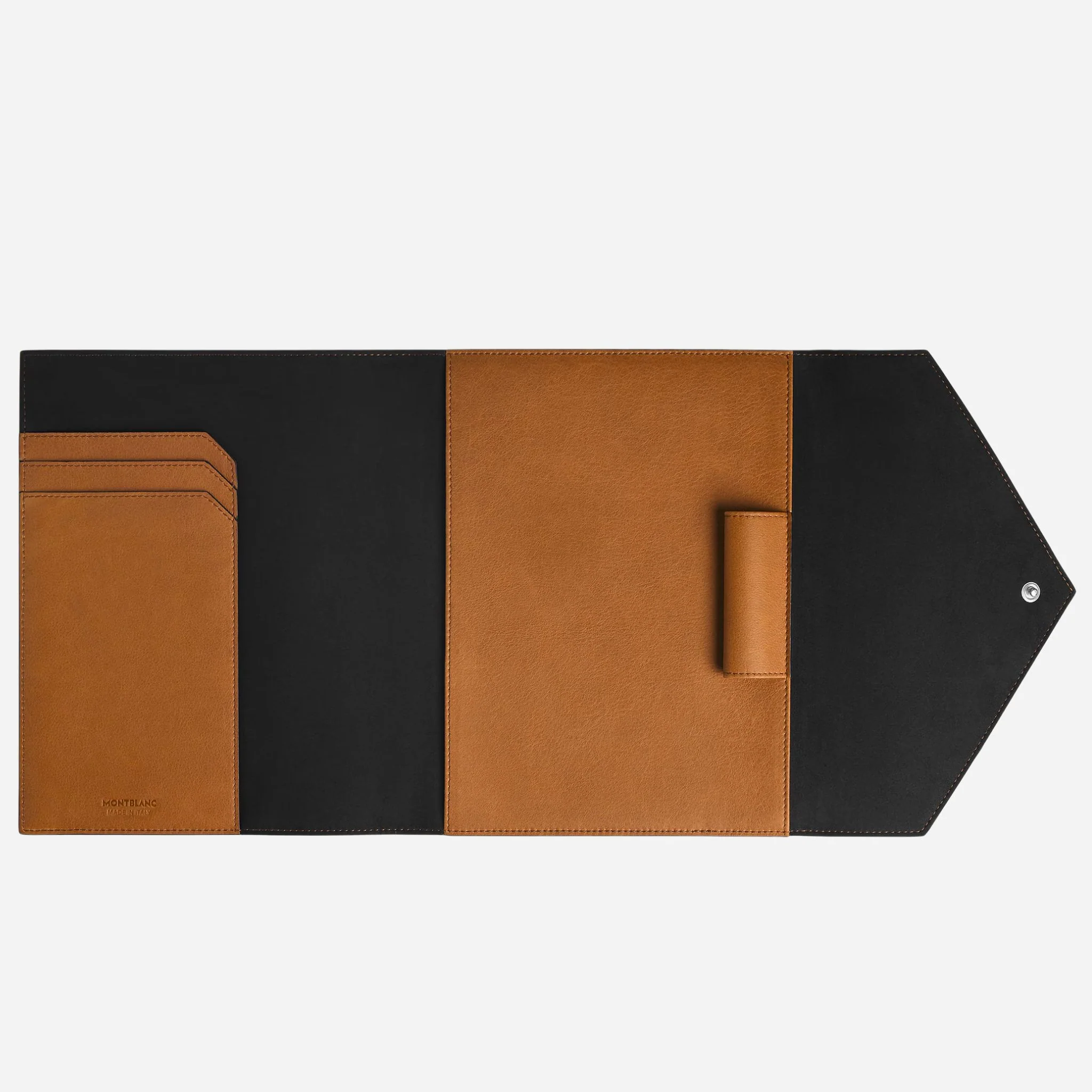 Montblanc Meisterstück Brown Leather Great Masters Ferrari Classica Medium Envelope Notes Holder - Image 4
