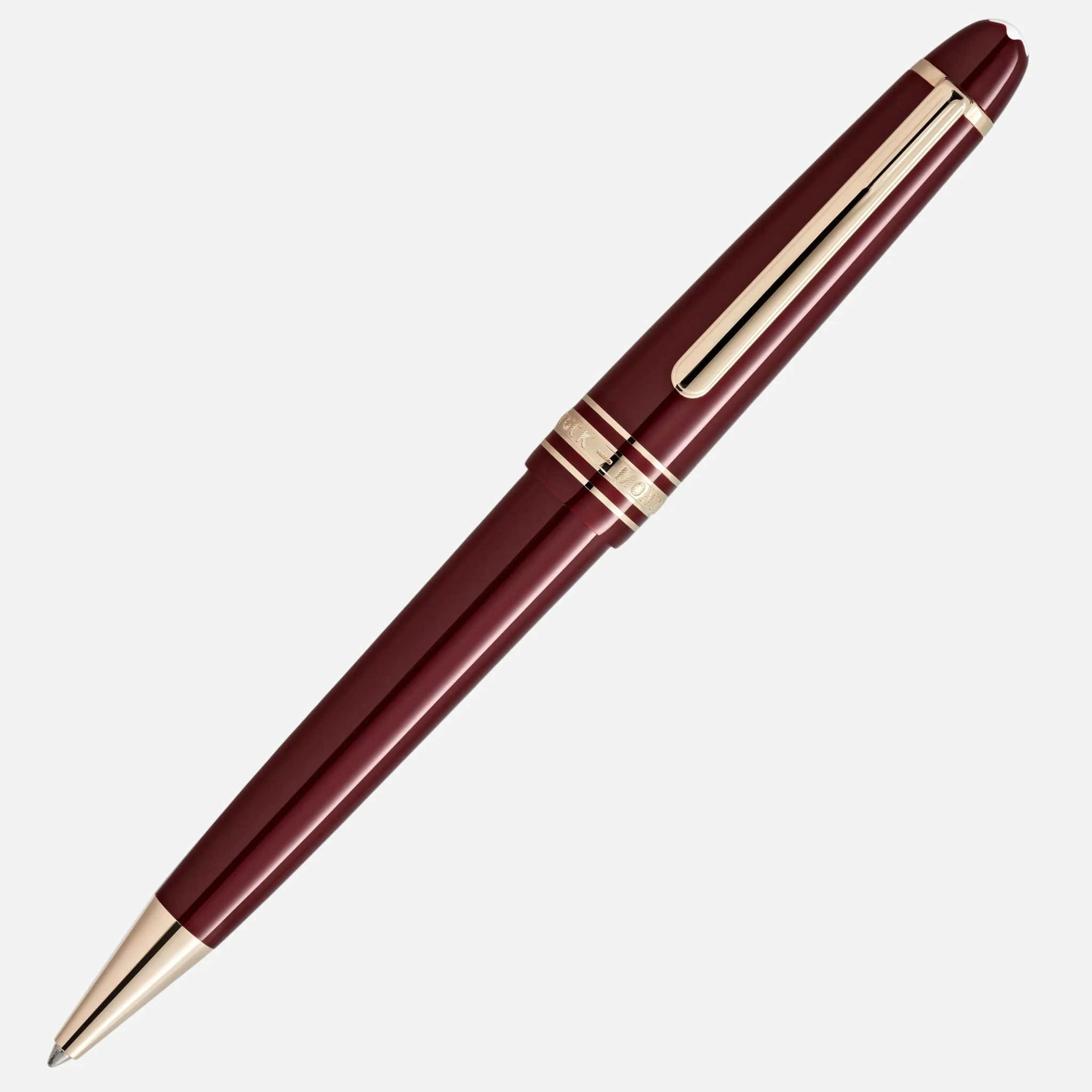 Montblanc Meisterstück Burgundy Red Midsize Ballpoint Pen - Image 3